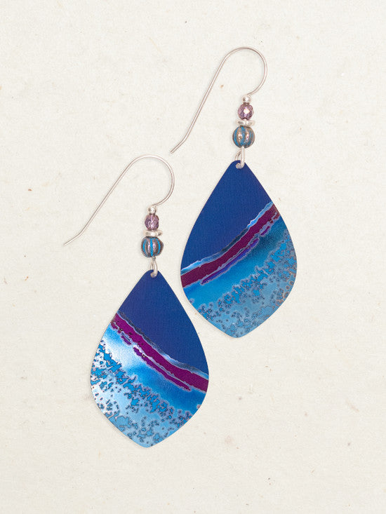 Blue Depths Shorebreak Earrings