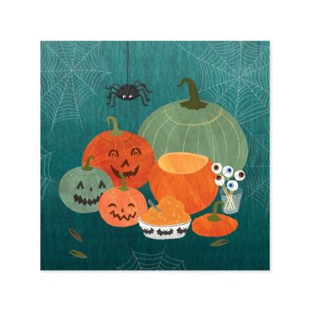 Alt View Spooky Gathering Treasures Greeting Card