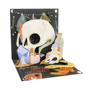 Halloween Skull Treasures Greeting Card