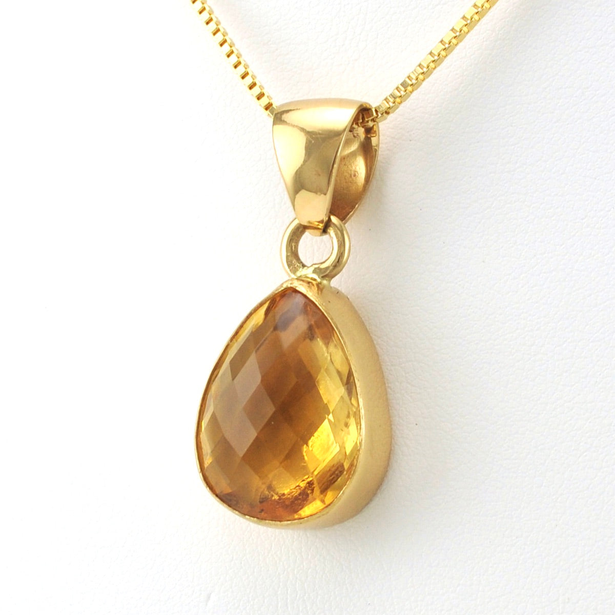 Alchemía Citrine Teardrop Pendant