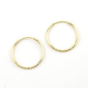 18k Gold Fill 20mm Endless Hoop