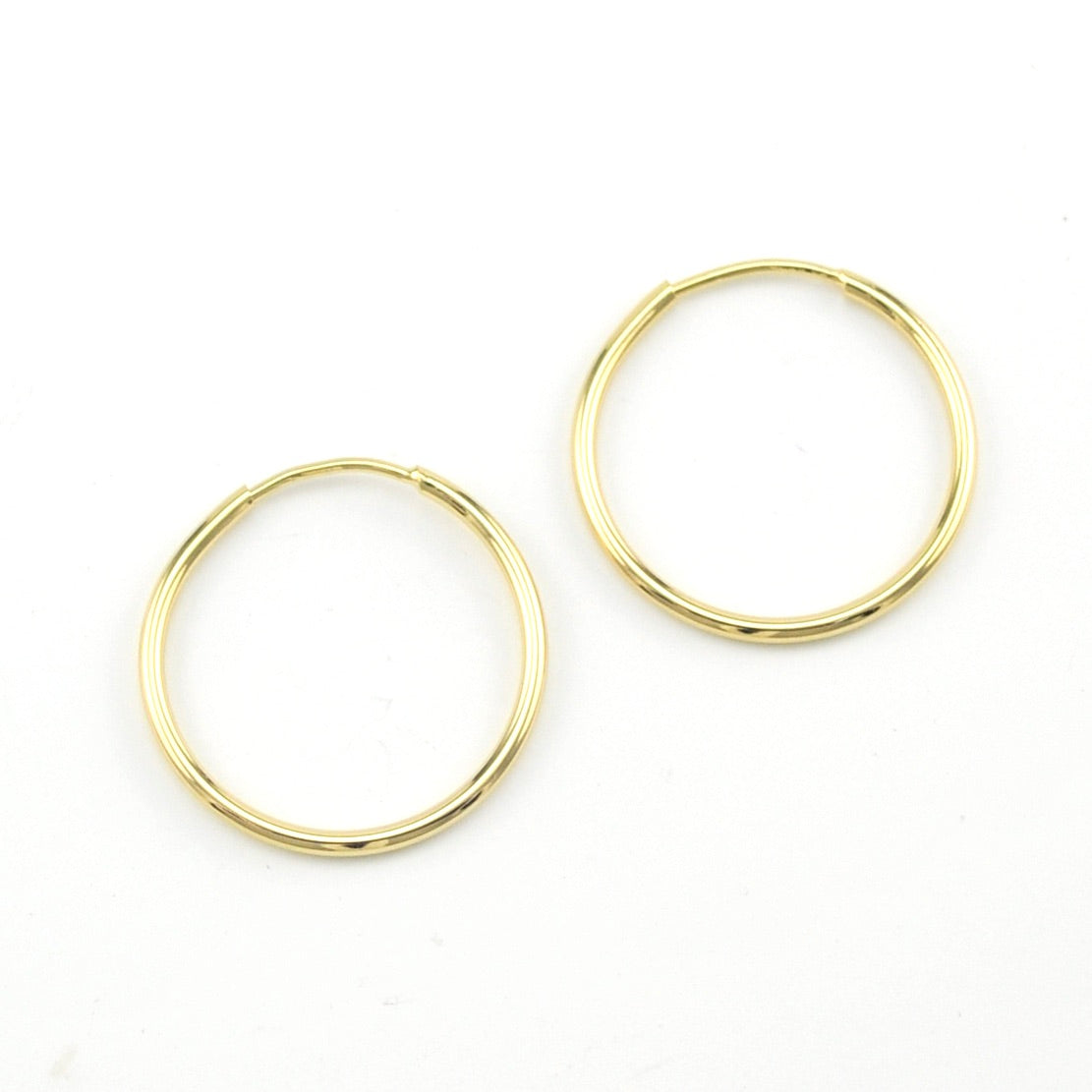 18k Gold Fill 20mm Endless Hoop