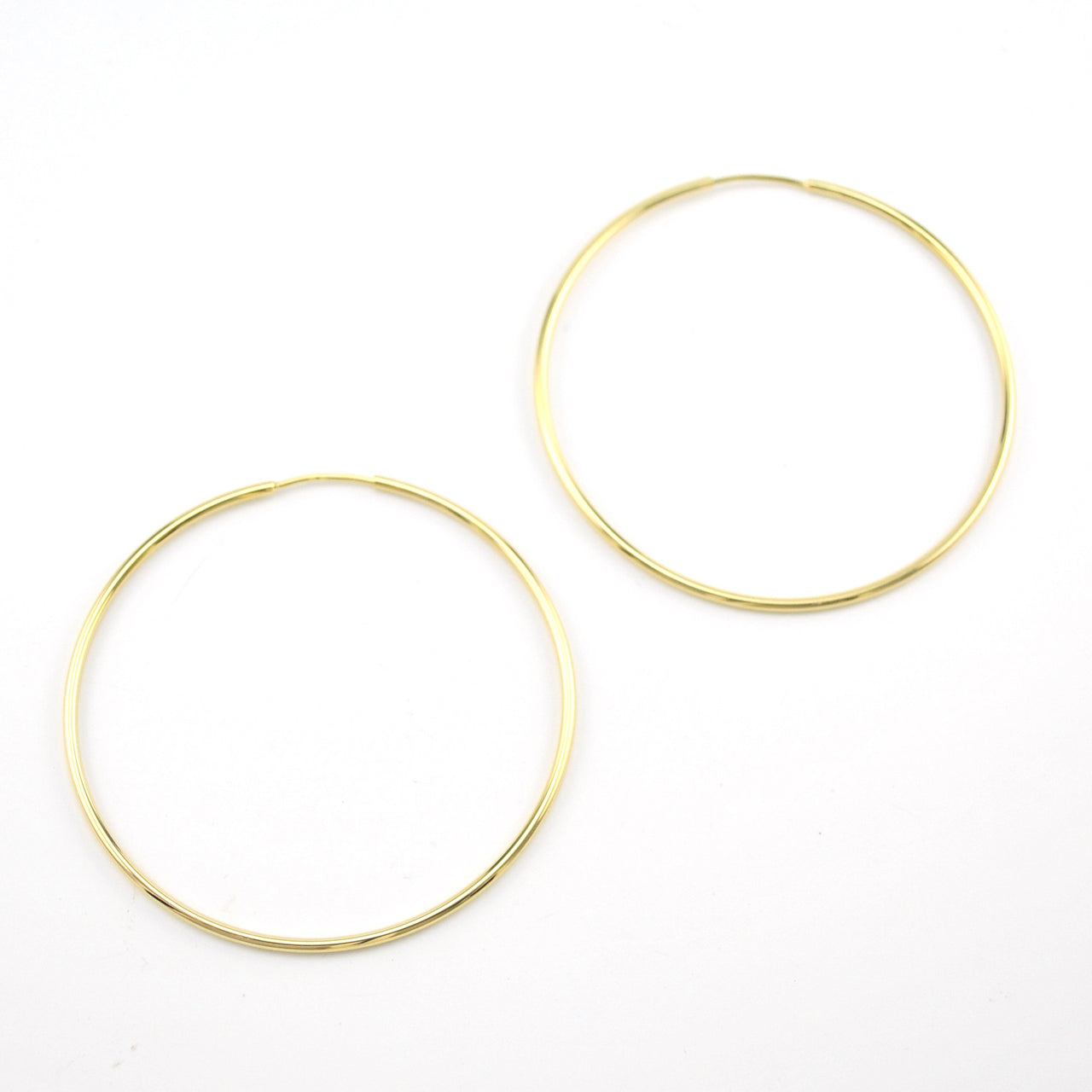 18k Gold Fill 50mm Endless Hoop