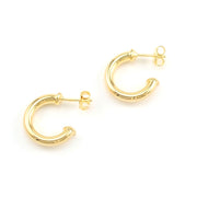 18k Gold Fill Mini Classic C-Hoop Earrings