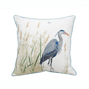 Great Blue Heron Indoor Outdoor Pillow