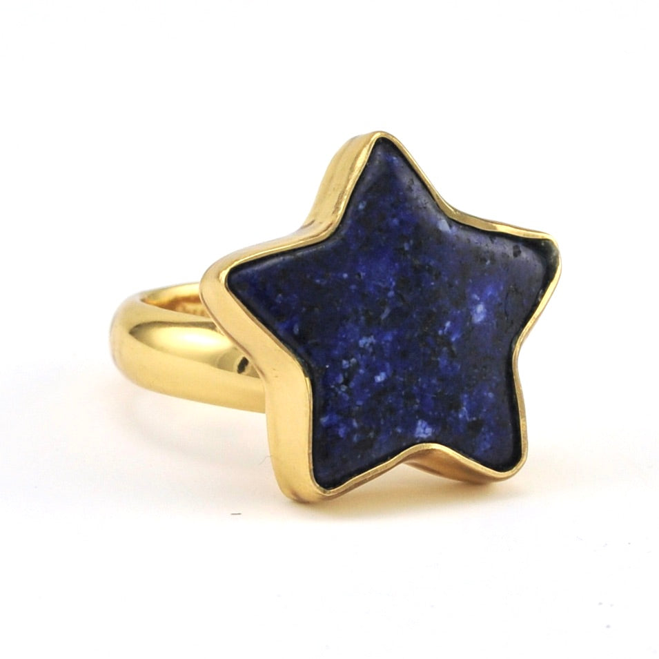 Side View Alchemía Lapis Star Ring