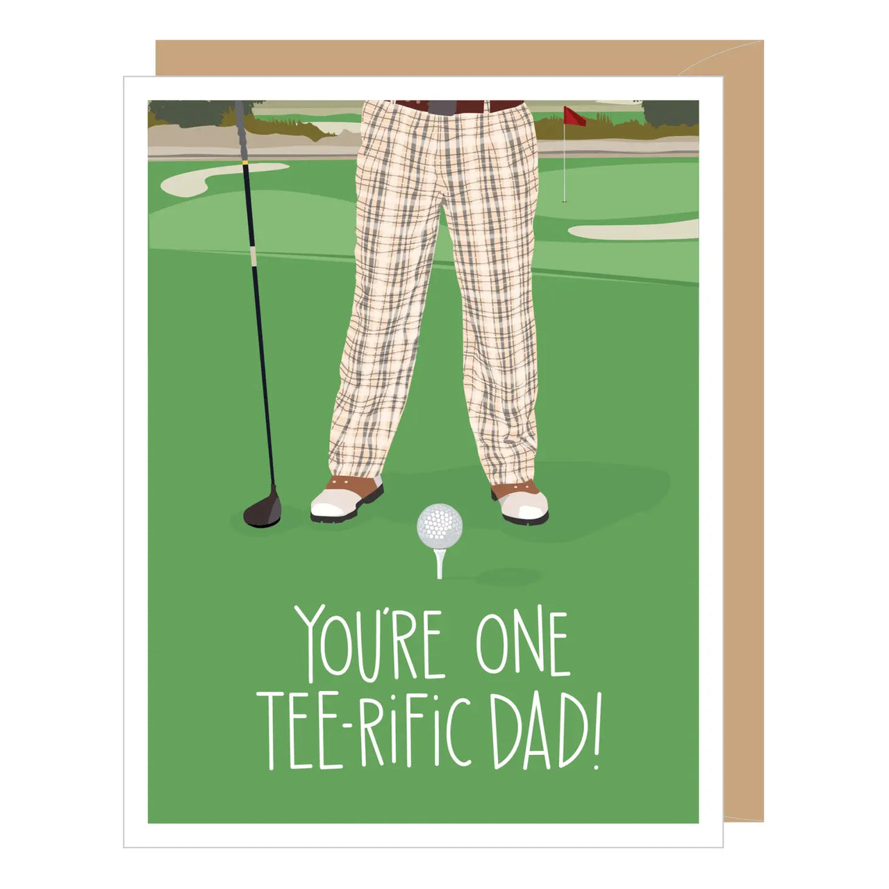 Hole in One Tee-rific Golf Father's Day Card