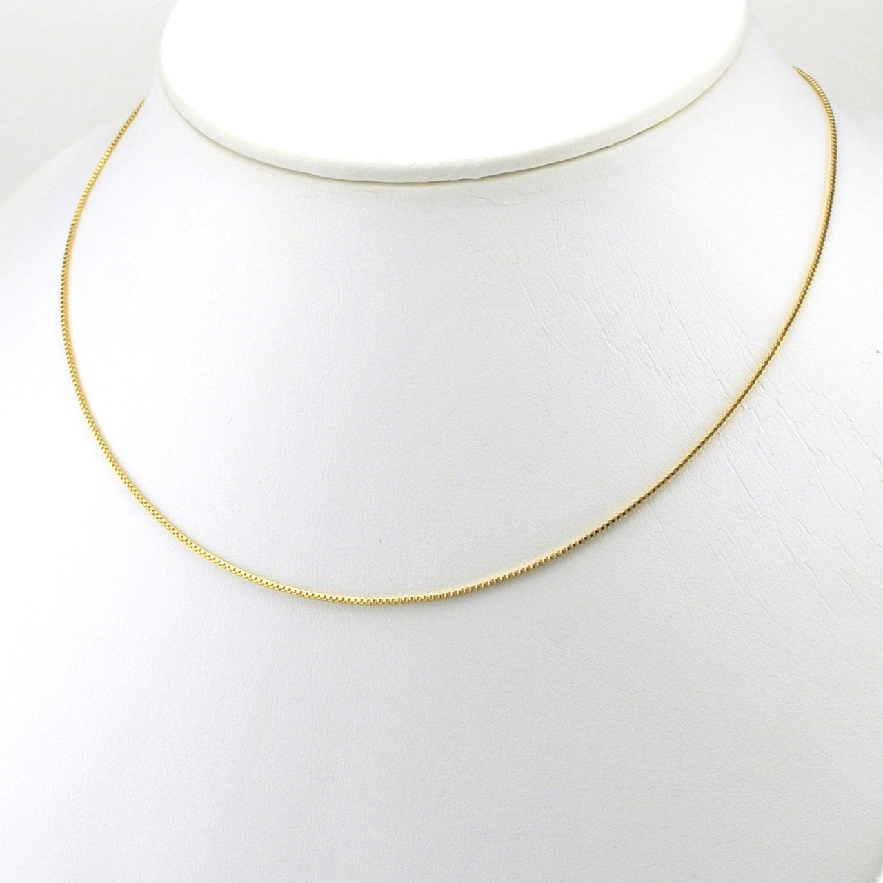 Alt View 18k Gold Fill 16 Inch Box .85mm Chain