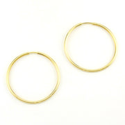 18k Gold Fill Endless Hoop 40mm