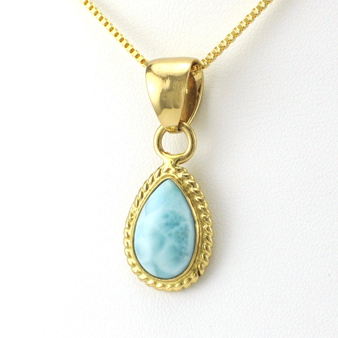 Alchemía Larimar Tear Pendant