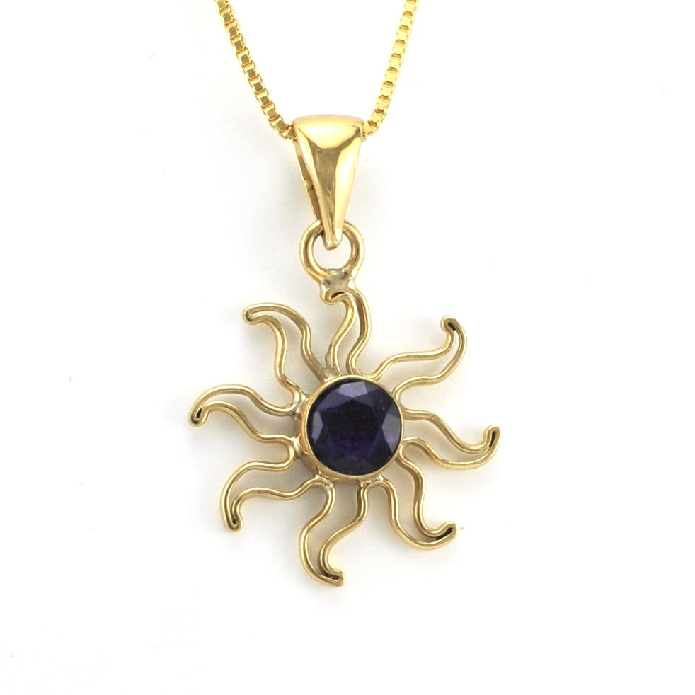 Alchemía Amethyst Sun Pendant