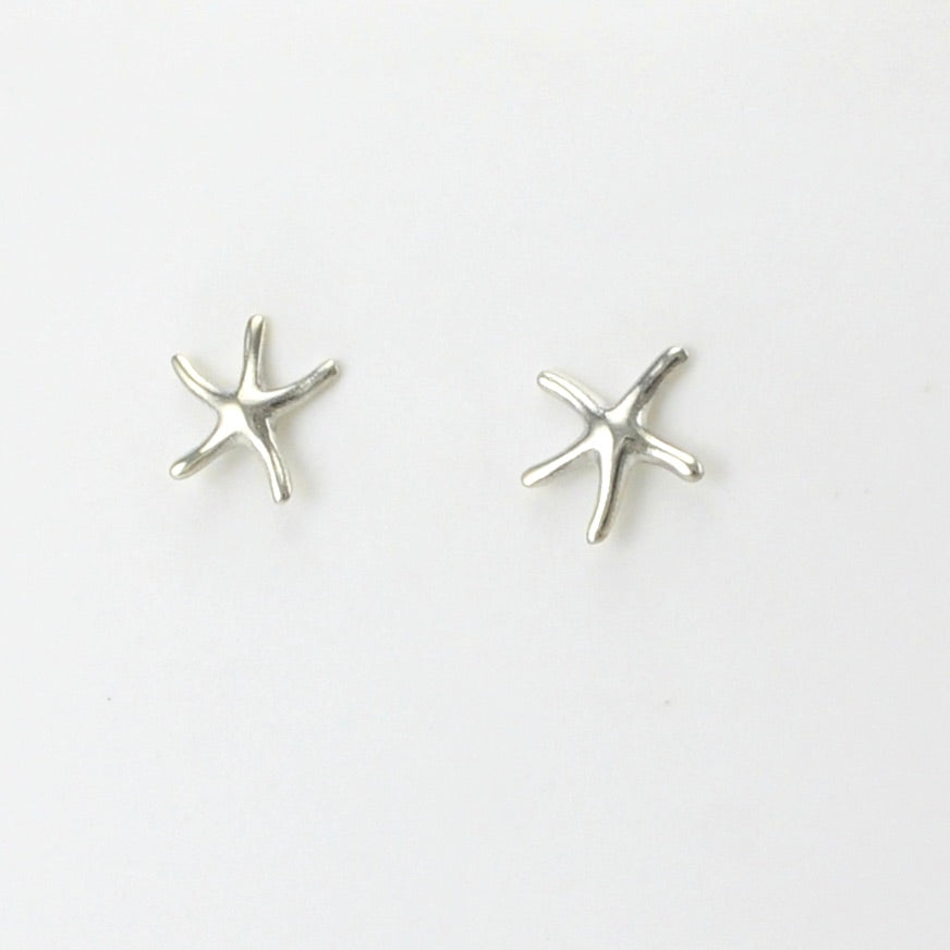 Sterling Silver Starfish Post Earrings