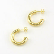 18k Gold Fill 20mm Chubby Hoop Earrings