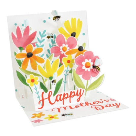 Daisy Bumble Bee Mother's Day Greeting Card