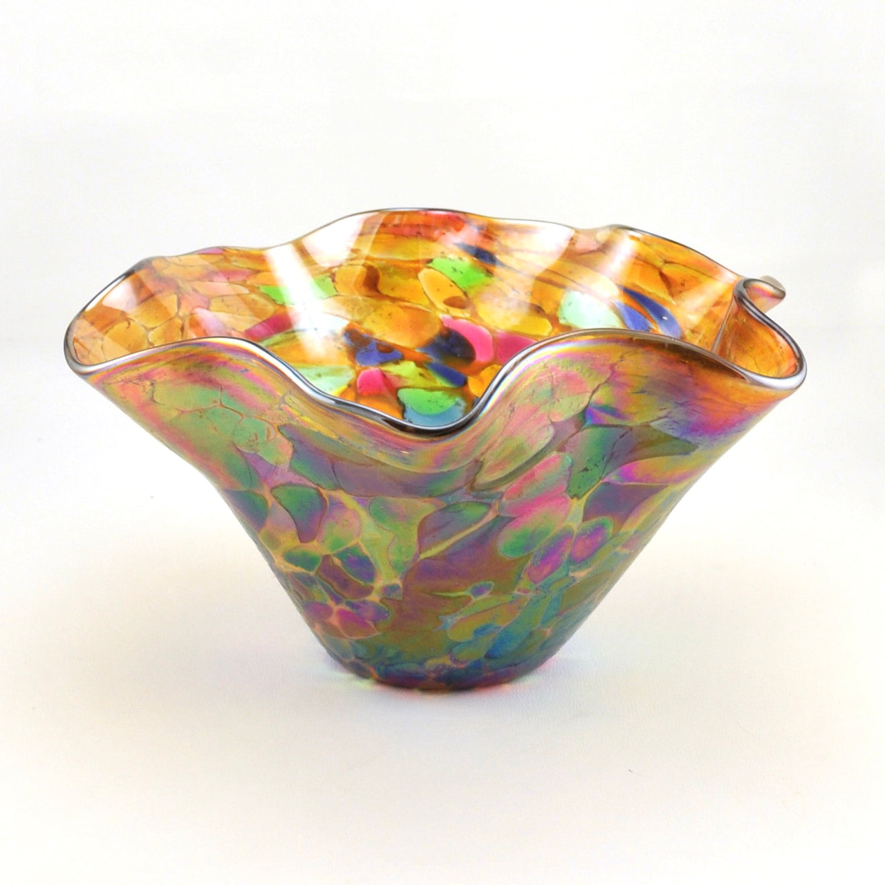 Glass Island Amber Mini Floppy Bowl