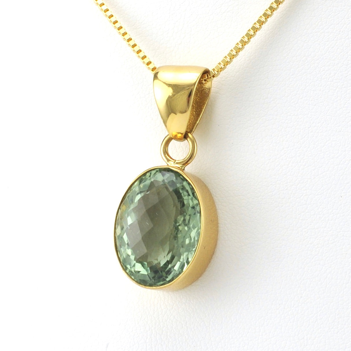 Alchemía Green Amethyst Oval Pendant