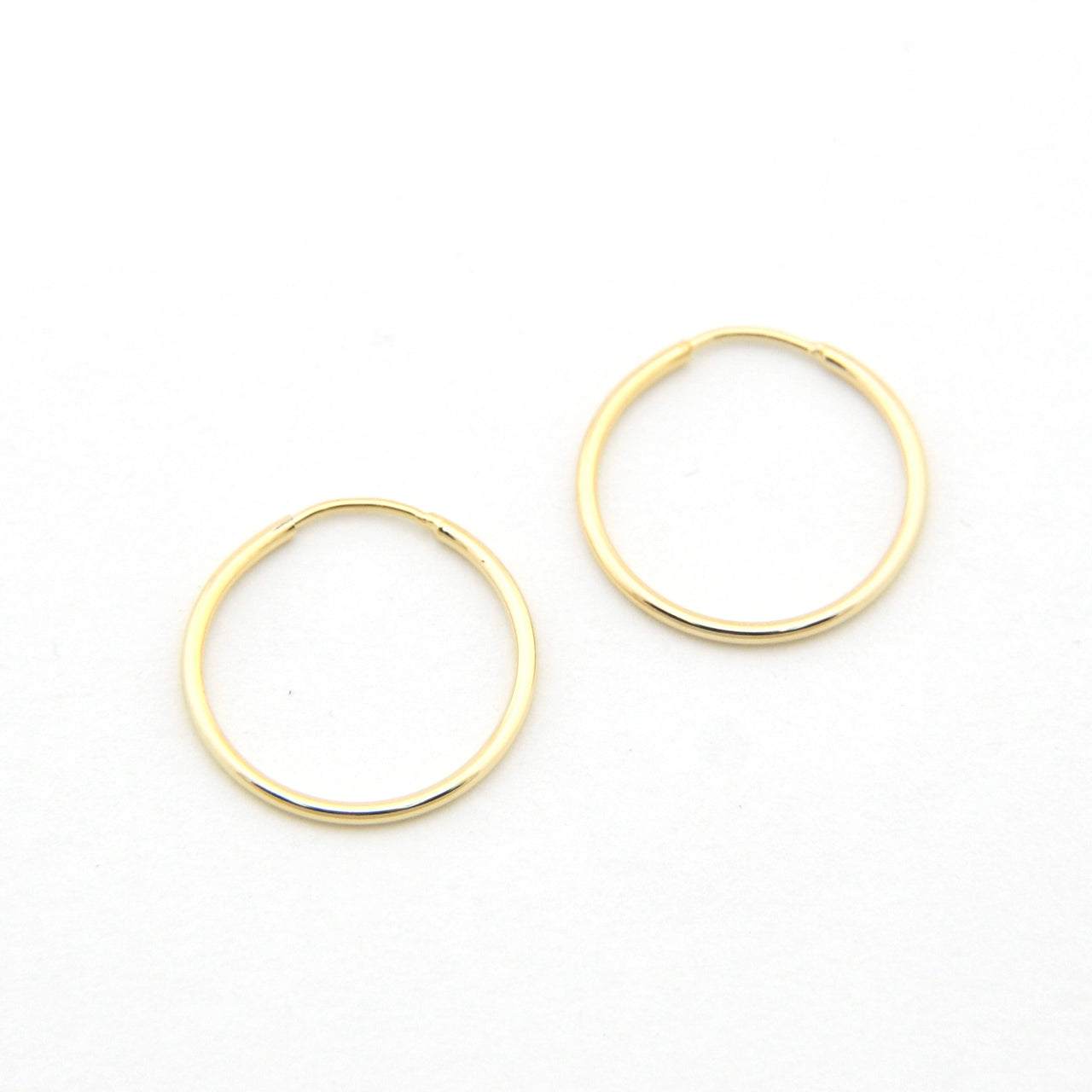 18k Gold Fill 20mm Endless Hoop