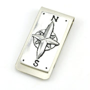 Compass Money Clip