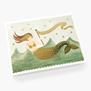 Alt View Vintage Mermaid Birthday Card