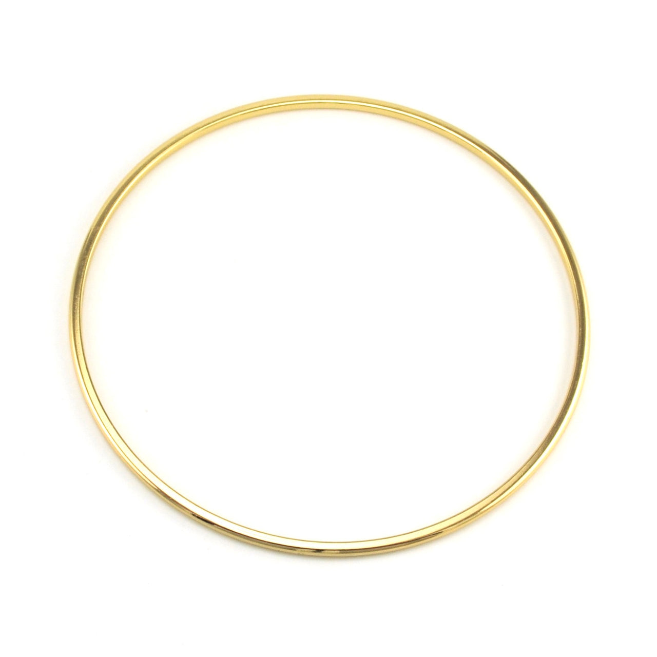 18k Gold Fill 60mm Bangle Bracelet
