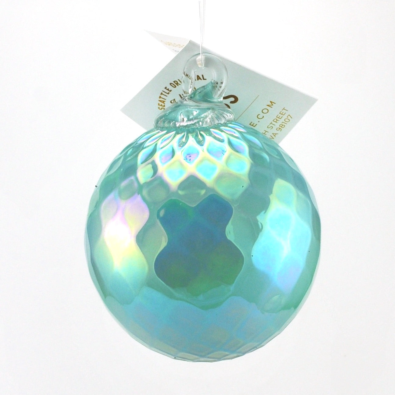 Classic Salt Water Taffy Glass Ornament