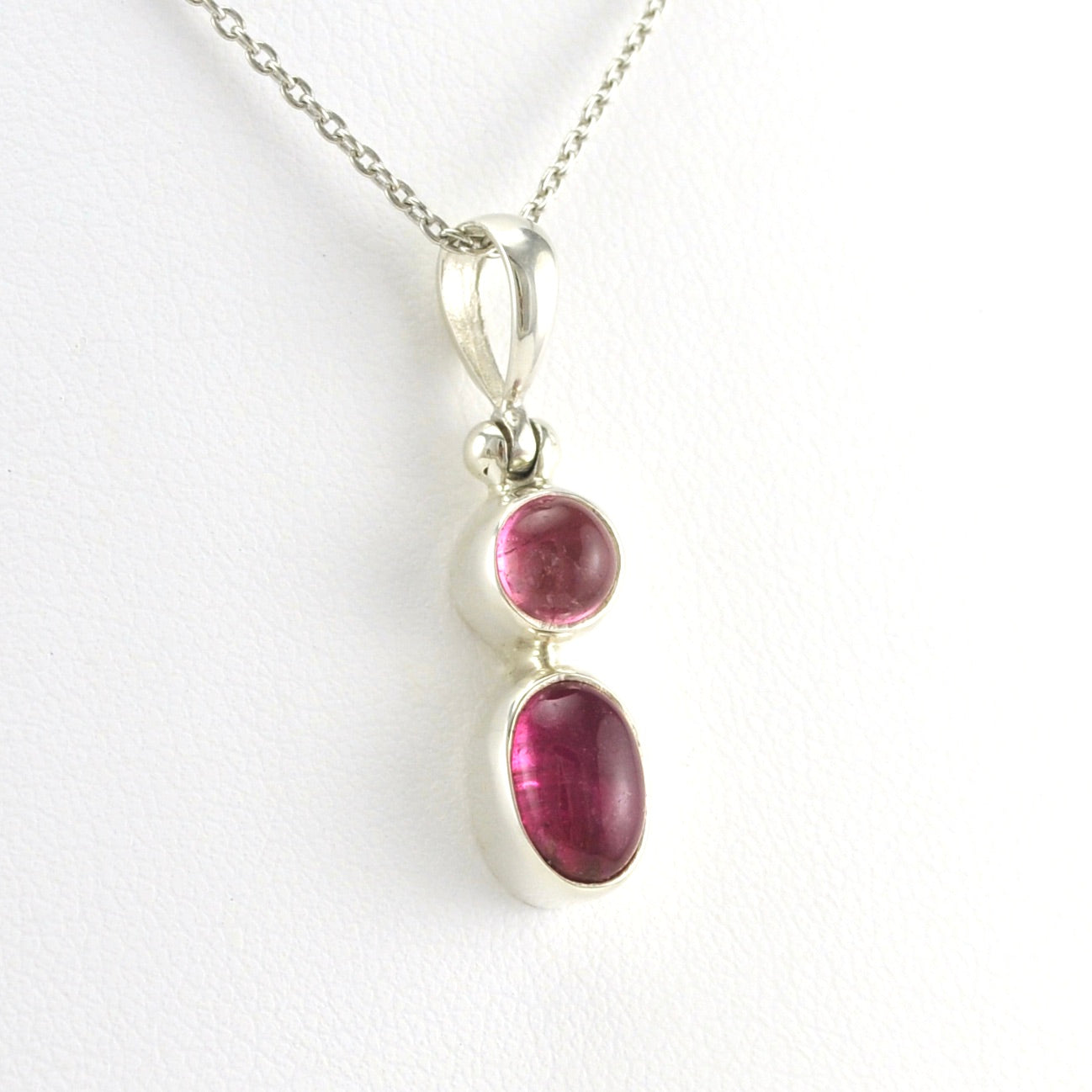 Stunning 925 Sterling Silver By Tourmaline Pink buy Topaz Necklace