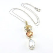 Sterling Silver Malabar Shell and Pearl Pendant