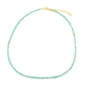 14k Gold Fill Apatite with Gold Accents Necklace