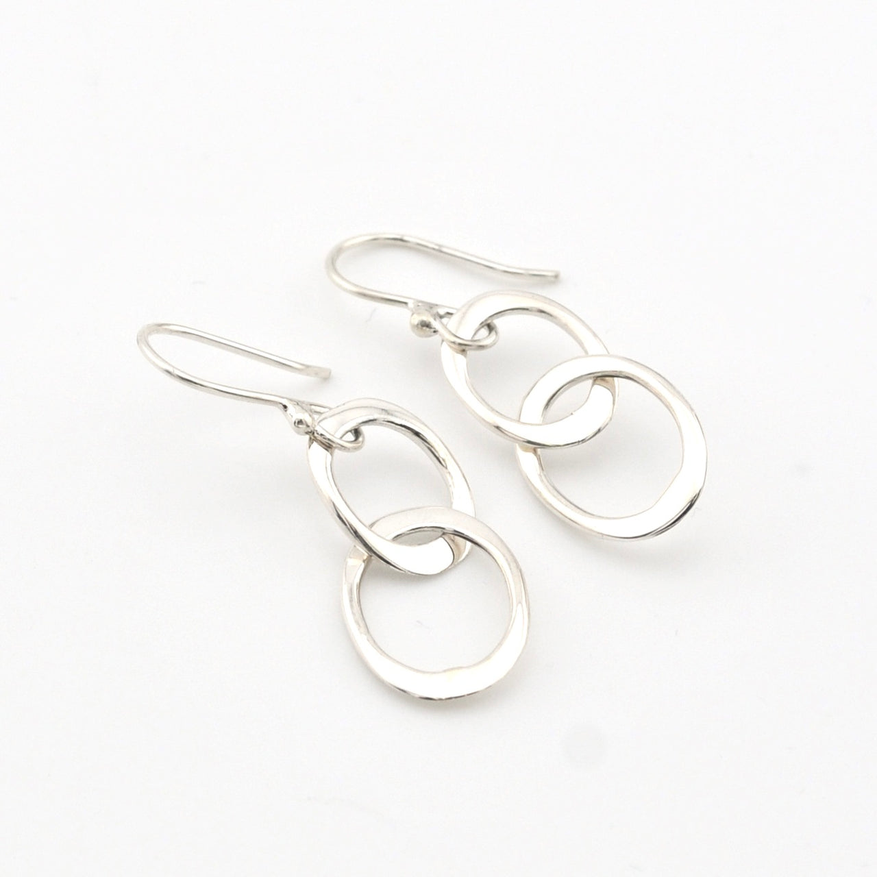 Sterling Silver Oval Link Earrings