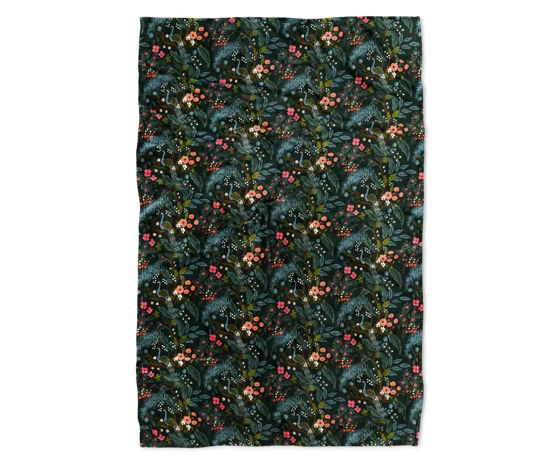 Additional View Peacock Fleece Blanket