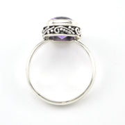 Additional View Silver Ametrine 8x10mm Rectangle Bali Ring