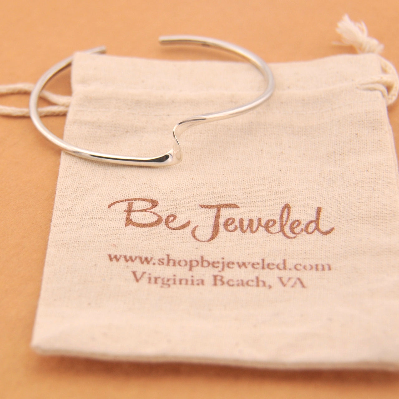 Silver Twist Cuff Bracelet