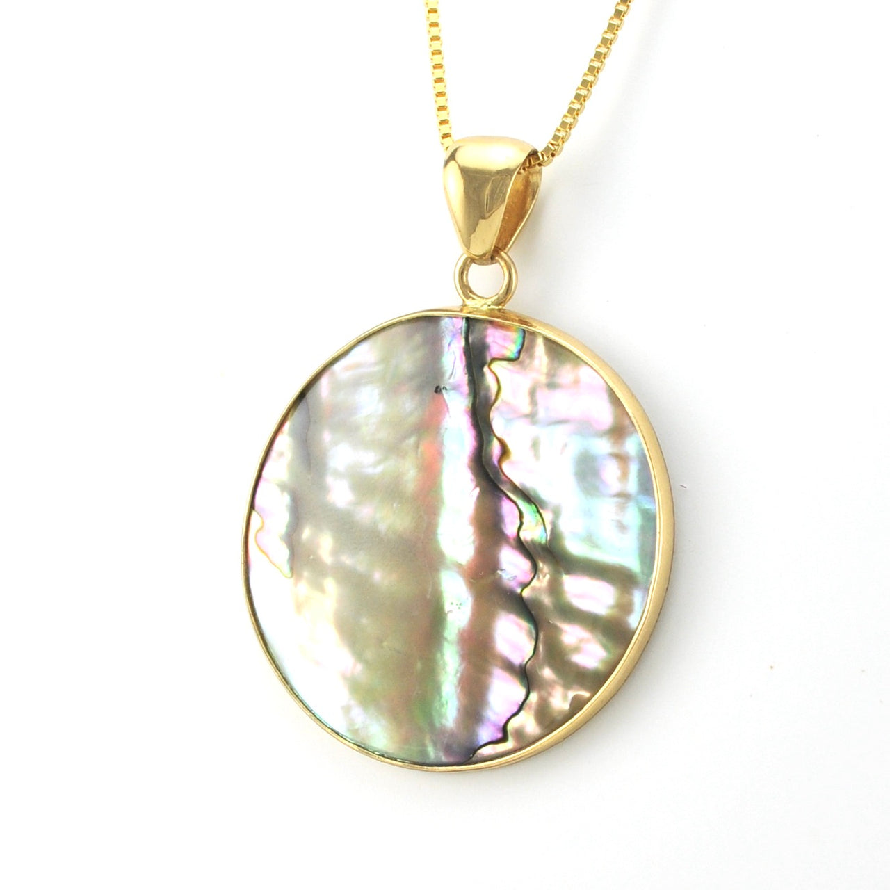 Alchemía Abalone Round Pendant