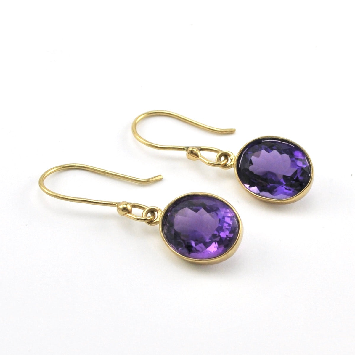 Alchemía Amethyst Oval Dangle Earrings