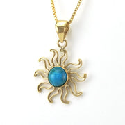 Alchemía Chrysocolla Sun Pendant