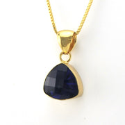 Alchemía Created Tanzanite Trillion Pendant