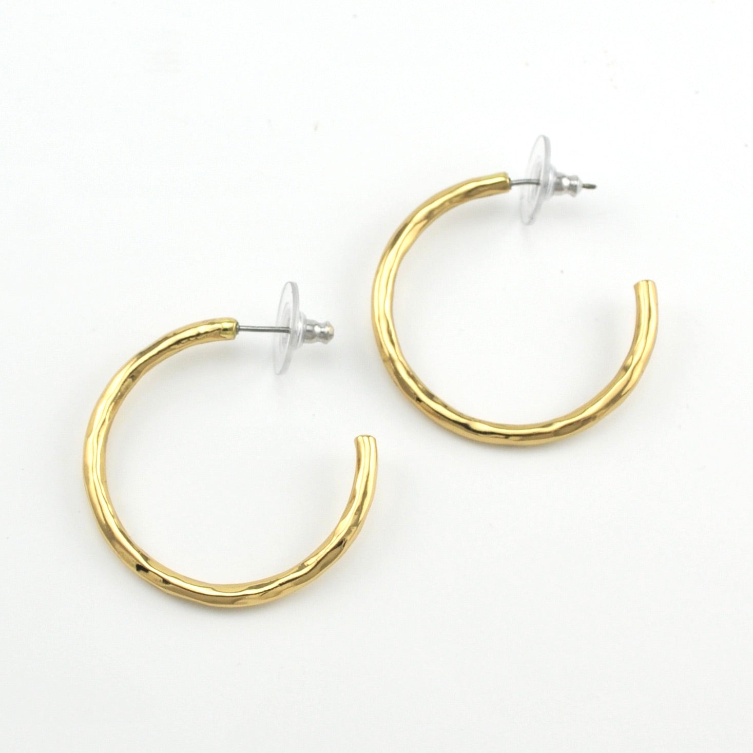 Alchemía Hammered 50mm Hoop Earrings