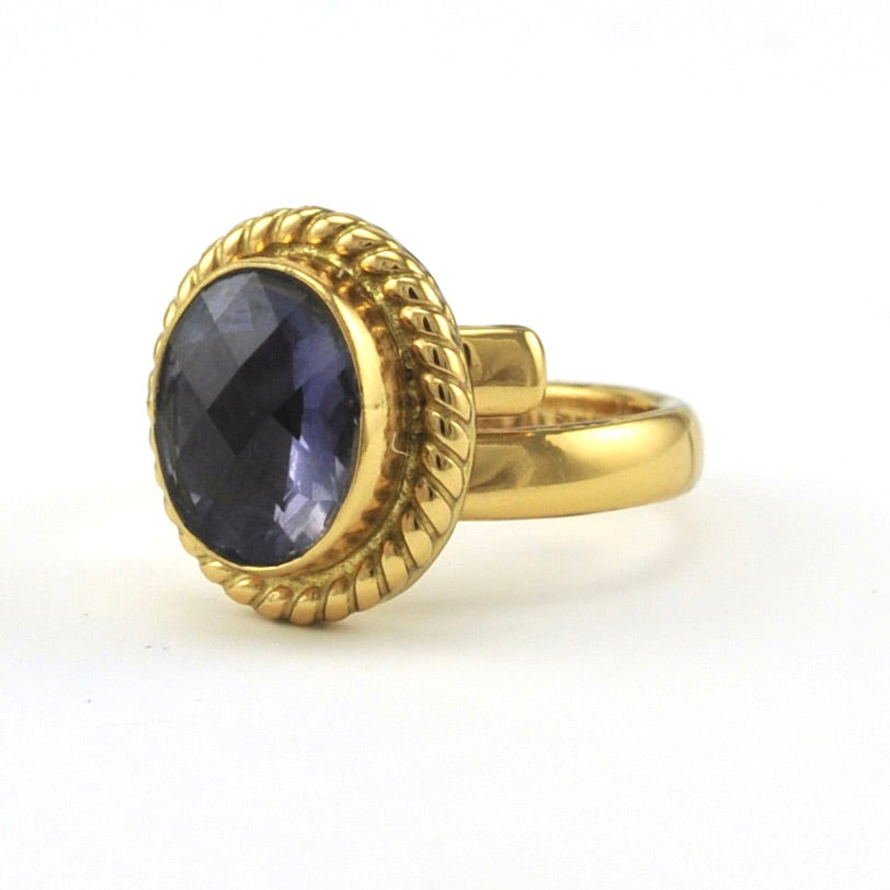 Alchemía Iolite Oval Ring