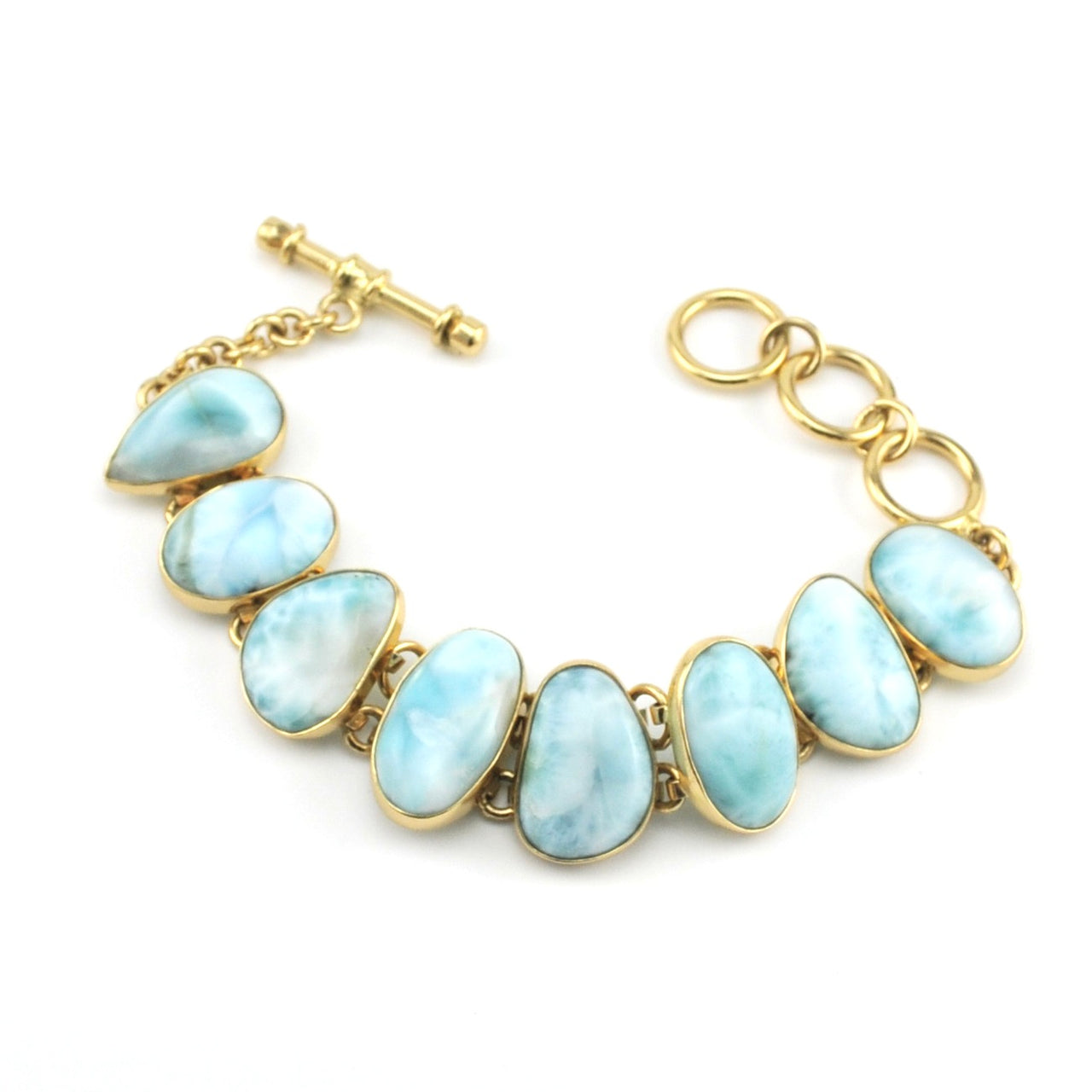 Alchemía Larimar Large Toggle Bracelet