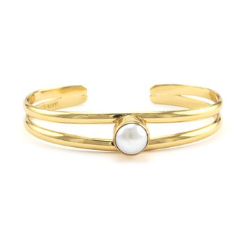 Alchemía Pearl 2 Band Cuff Bracelet