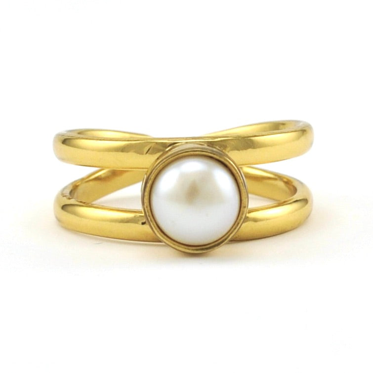 Alchemía Pearl 2 Band Ring