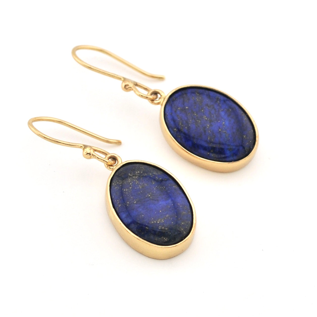 Alchemia Lapis Oval Dangle Earrings