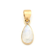 Alchemia Moonstone Tear Pendant on white background