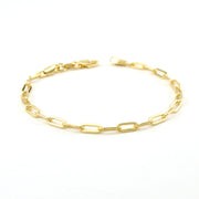 Alternate View 18k Gold Fill Short Link Paperclip Bracelet