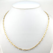 Alternate View 18k Gold Fill 20 Inch Short Link Paperclip Chain with Extender