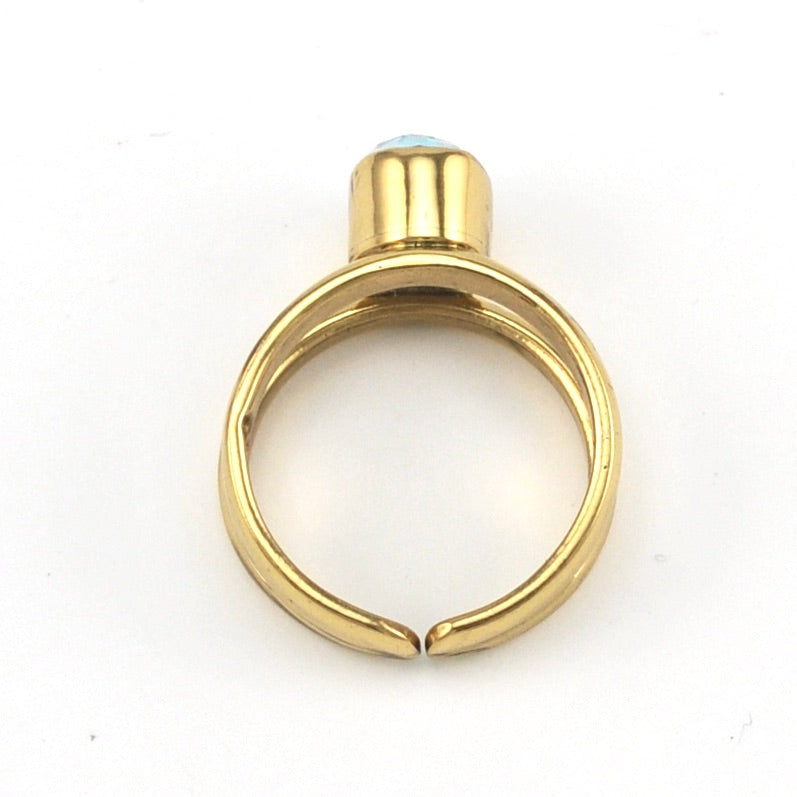 Alternate View Alchemía Blue Topaz Oval Ring