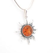 Alternate View Amber Sun Pendant
