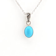 Alternate View Arizona Turquoise 6x8mm Oval Necklace
