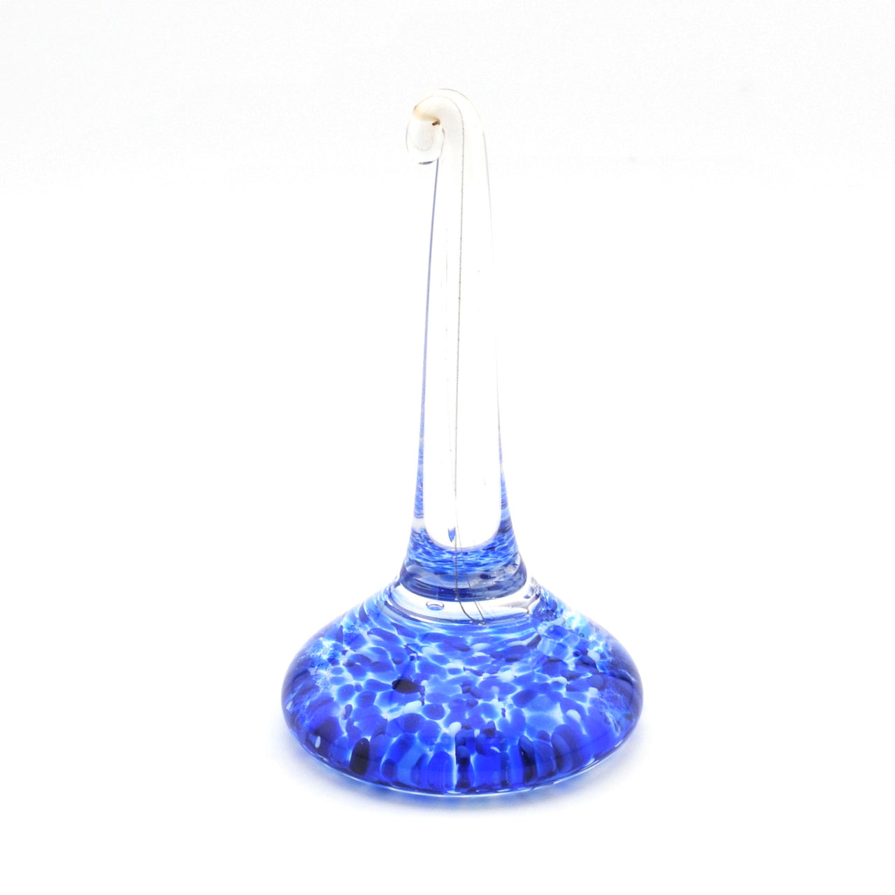 Alternate View Blue Glass Ring Holder