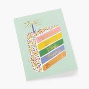 Alternate View Cake Slice Birthday Card